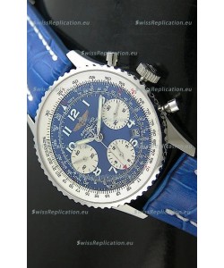 Breitling Navitimer Swiss Replica Watch in Blue Dial- Mirror Replica Watch