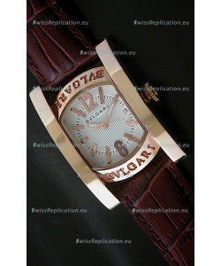 Bvlgari Assioma Japanese Replica Quartz Watch in White Dial