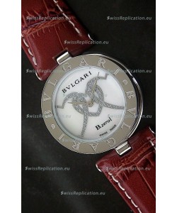 Bvlgari B.zerol Japanese Replica Quartz Watch in White Dial