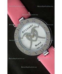 Bvlgari B.zerol Japanese Replica Quartz Watch in White Dial