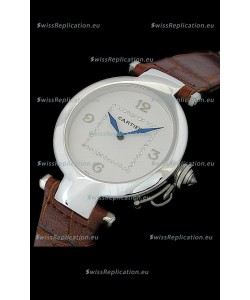 Cartier Pasha de Swiss Replica Automatic Watch in White Dial