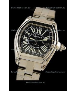 Cartier Roadster Swiss Replica Automatic Watch in Black Dial