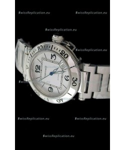 Cartier Pasha de Swiss Replica Watch in White Dial