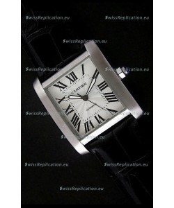 Cartier Tank 100 Japanese Replica Watch in White Dial