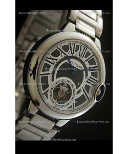 Cartier Ballon de Japanese Replica Watch in Black layerd Dial