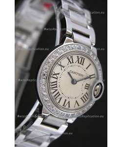 Cartier Ballon Bleu de Swiss Replica Watch in White Dial