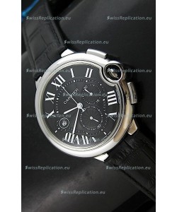 Cartier Ballon de Japanese Replica Watch in Black Dial