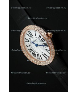 Cartier Ellipse Ladies Replica Watch in Pink Gold