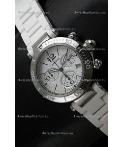 Cartier Pasha de Ladies Replica Watch in White Dial