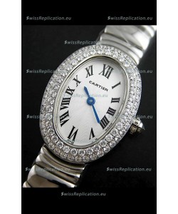 Cartier Ellipse Ladies Replica Watch in White Dial