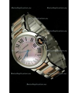 Ballon De Bleu Cartier Two tone Pink Gold Swiss Watch