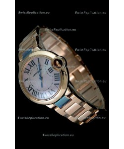 Cartier Balon de Swiss Replica Watch in Pink Dial