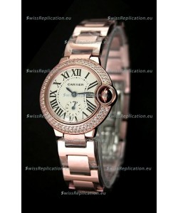 Cartier Swiss Ladies Watch in Rose Gold Casing