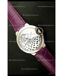 Ballon De Cartier Watch in Leopard Dial