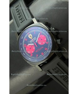 Ferrari Chronograph Swiss Replica Watch in Black Dial
