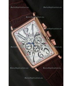 Franck Muller Long Island Japanese Replica Watch in White Dial
