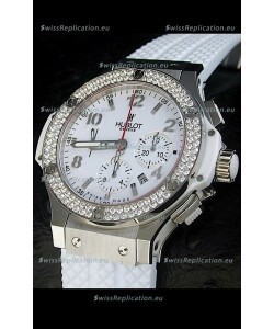 Hublot Big Bang Swiss Replica Watch Diamonds Bezel