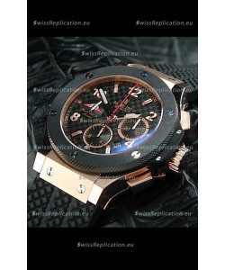 Hublot Big Bang Geneve Yacht Club Swiss Replica Watch in Rose Gold Case