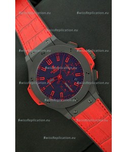 Hublot Big Bang Ceramic Sandblasted Matte Watch in Red - 1:1 Mirror Replica