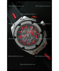 Hublot Big Bang King Power Red Devil Swiss Watch Steel Case