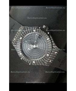 Hublot Caviar Full Black Ceramic Casing Swiss Replica Watch - 1:1 Mirror Replica Watch