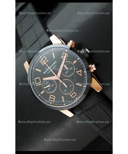 Mont Blanc Timewalker Swiss Watch in Rose Gold Case - Ultimate Mirror Replica