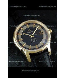 Omega De Ville Hour Vision Swiss Watch in Yellow Gold