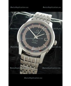 Omega De Ville Hour Vision Watch in Stainless Steel