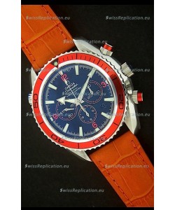 Omega Seamaster CO AXIAL Chronometer Watch in Orange