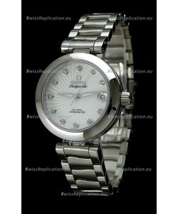 Omega Deville Ladymatic Chronometer Swiss Automatic Watch - 1:1 Mirror Replica 