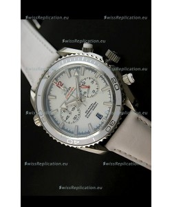 Omega Seamaster The Planet Ocean Japanese Replica Watch in White