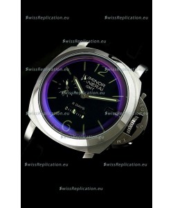 Panerai Luminor GMT 8 Days Watch in Black Dial