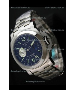 Panerai Luminor GMT Swiss Automatic Watch in Stainless Steel