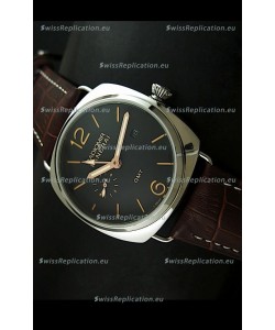Panerai Radiomir PAM421 GMT Japanese Replica Watch in Black Dial