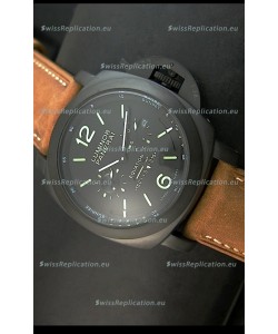 Panerai PAM365 L’Astronomo Luminor 1950 GMT Equation of Time Watch Black Dial PVD