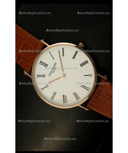 Patek Philippe Calatrava Ulta-Thin Japanese Replica Watch - 4MM Thick
