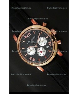 Patek Philippe Perpetual Calender Japanese Steel Watch in Rose Gold Casing