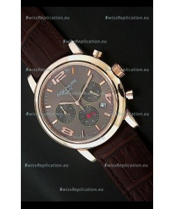 Patek Philippe Perpetual Calender Japanese Steel Watch in Brown Dial