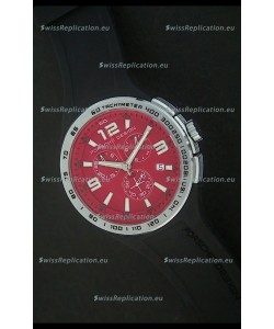 Porsche Design Flat Six P'6320 Japanese Watch in Red Dial