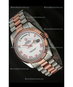 Rolex Day Date Swiss Replica Rose Gold Watch