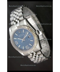 Rolex DateJust Replica Mens Watch in Blue Dial