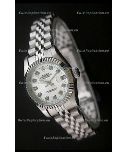 Rolex Datejust Oyster Perpetual Superlative ChronoMeter Swiss Watch in Diamond Markers