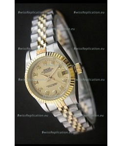 Rolex Datejust Oyster Perpetual Superlative ChronoMeter Swiss Gold Watch 