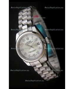 Rolex Datejust Oyster Perpetual Superlative ChronoMeter Swiss Steel Watch 