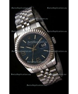 Rolex Datejust Mens Swiss Replica Watch in Blue Dial
