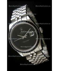 Rolex Datejust Swiss Replica Automatic Watch in Black Dial