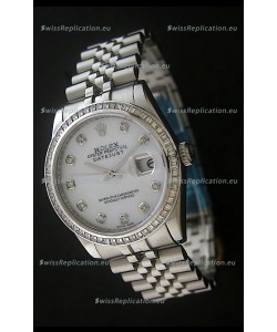Rolex Datejust Swiss Replica Automatic Watch in White Dial