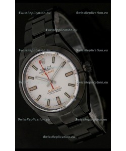 Rolex White Milgauss Black-Out Swiss Replica Watch