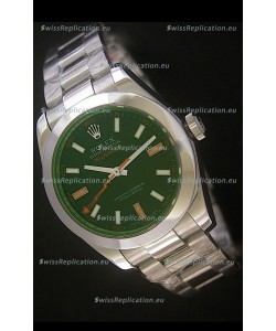 Rolex Oyster Perpetual Milgauss Swiss Replica Watch in Black Dial