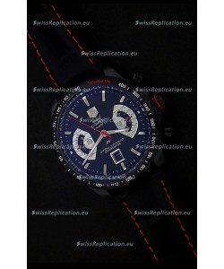 Tag Heuer Grand Carrera Two Tone Japanese Watch in black Dial